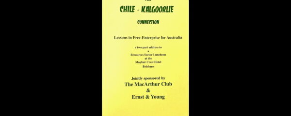 Gold 'n Dollars: The Chile-Kalgoorlie Connection
