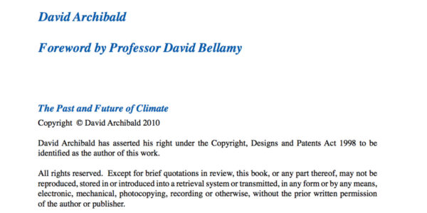 The Past and Future of Climate